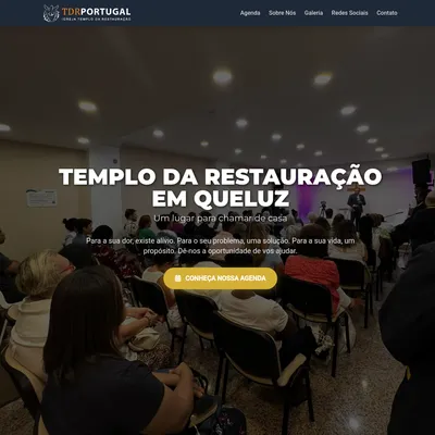 Screenshot do site TDR Queluz